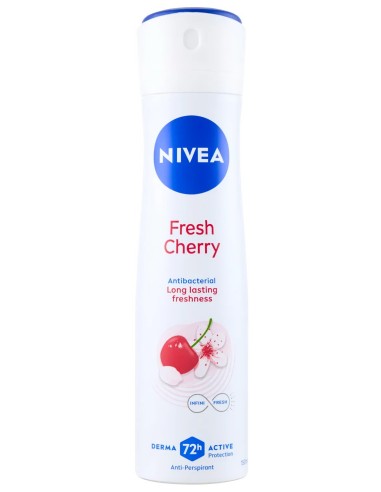Nivea Deodorante Spray - 150ml - Fresh Cherry - 72h - Antibatterico